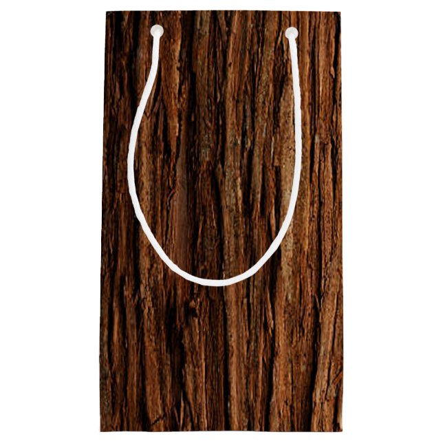 Bolsa de regalo pequeña de corteza de árbol (Anverso)