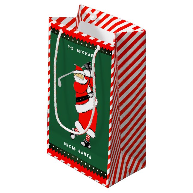 Bolsa de regalo pequeña de golf creativo para Navi (Angulo Anverso)