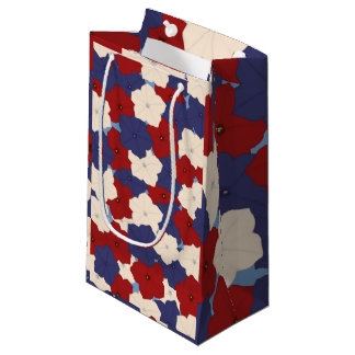 Bolsa de regalo pequeña de Petunias Patrióticas