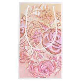 Bolsa De Regalo Pequeña Dekorative Rosen und Spitzen