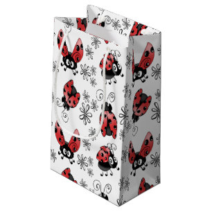 Bolsa De Regalo Pequeña Deliciosos Ladybugs Con Flores