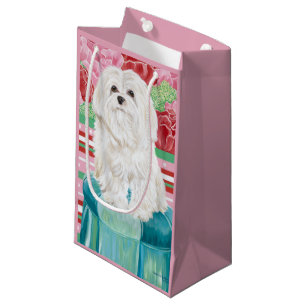 Bolsa De Regalo Pequeña Della Rosa Maltese