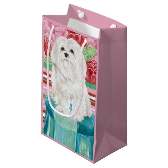 Bolsa De Regalo Pequeña Della Rosa Maltese (Angulo Anverso)