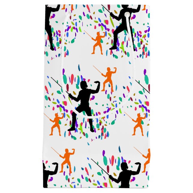 Bolsa De Regalo Pequeña Deporte de esgrima (Anverso)