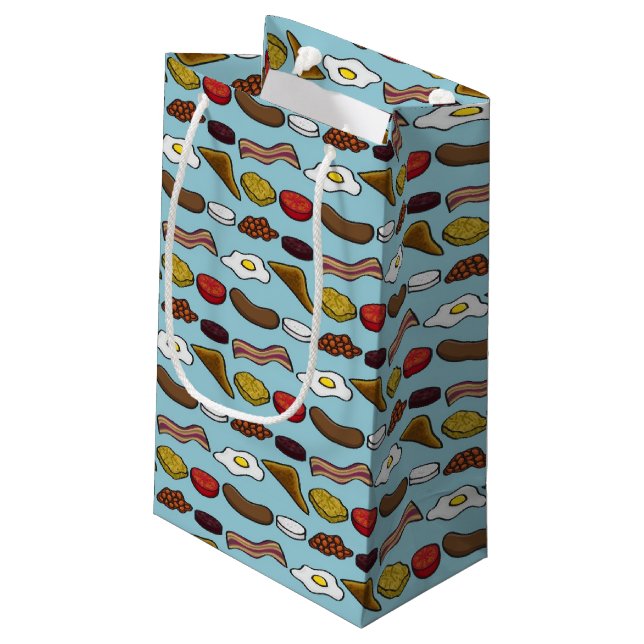 Bolsa De Regalo Pequeña Desayuno frito (Angulo reverso)