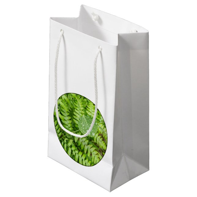 Bolsa De Regalo Pequeña Descensos de la hoja (Angulo Anverso)