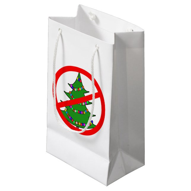Bolsa De Regalo Pequeña Día de Humbug 12-21 (Angulo Anverso)