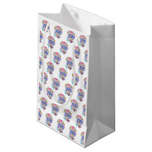 Bolsa De Regalo Pequeña Día de la Calavera del Azúcar en el arte del tatua