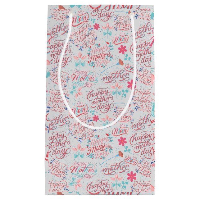 Bolsa De Regalo Pequeña Día de la Madre BG 01 Offwhite BG (Anverso)