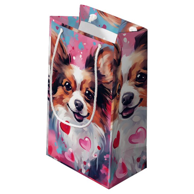 Bolsa De Regalo Pequeña Día de San Valentín de Papillon (Angulo reverso)
