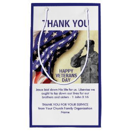 Bolsa De Regalo Pequeña DÍA Patriótico Gracias VETERANS