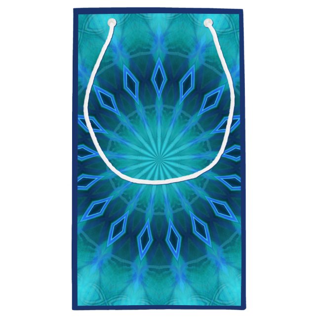 Bolsa De Regalo Pequeña Diamantes azules (Reverso)