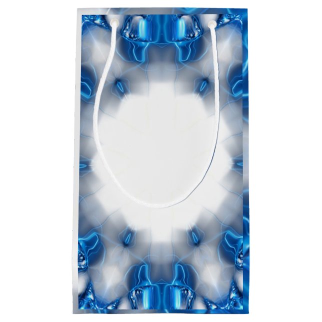 Bolsa De Regalo Pequeña Diamantes azules (Anverso)