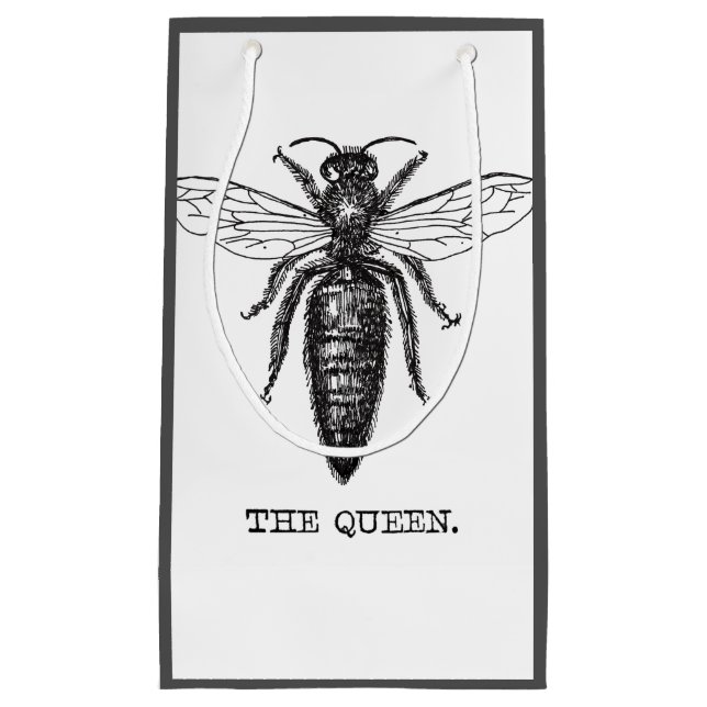 Bolsa De Regalo Pequeña Dibujo clásico del Ilustracion Queen Bee (Anverso)