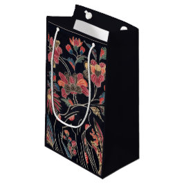 Bolsa De Regalo Pequeña Dibujo de Flores
