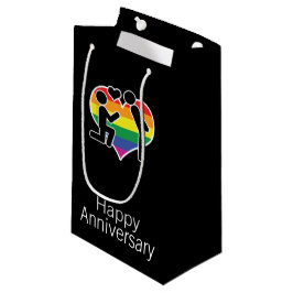 Bolsa De Regalo Pequeña Dijo Sí Feliz Aniversario Gay Them