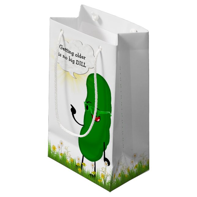 Bolsa De Regalo Pequeña Dill Pickle con gafas verdes (Angulo Anverso)