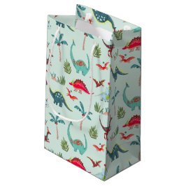 Bolsa De Regalo Pequeña Dinosaur Cute Niños Azules