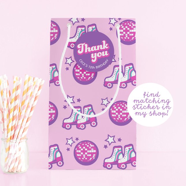 Bolsa De Regalo Pequeña disco de rodillo retro (Subido por el creador)