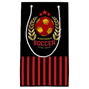 Bolsa De Regalo Pequeña Diseño de Cresta de Fútbol