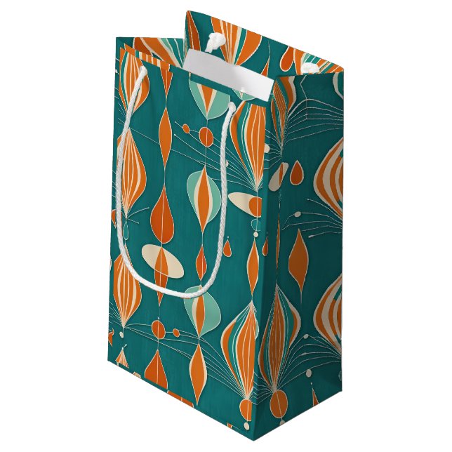 Bolsa De Regalo Pequeña Diseño de gotas atómicas (Angulo reverso)