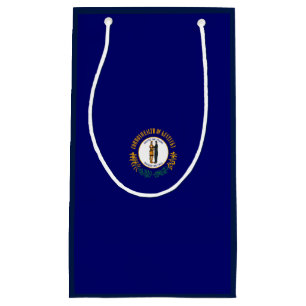 Bolsa De Regalo Pequeña Diseño de la bandera del estado de Kentucky
