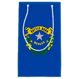 Bolsa De Regalo Pequeña Diseño de la bandera del estado de Nevada