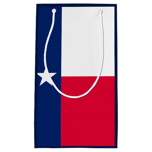Bolsa De Regalo Pequeña Diseño de la bandera del estado de Texas (Anverso)