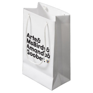 Bolsa De Regalo Pequeña Diseño de los nombres de Webkinz