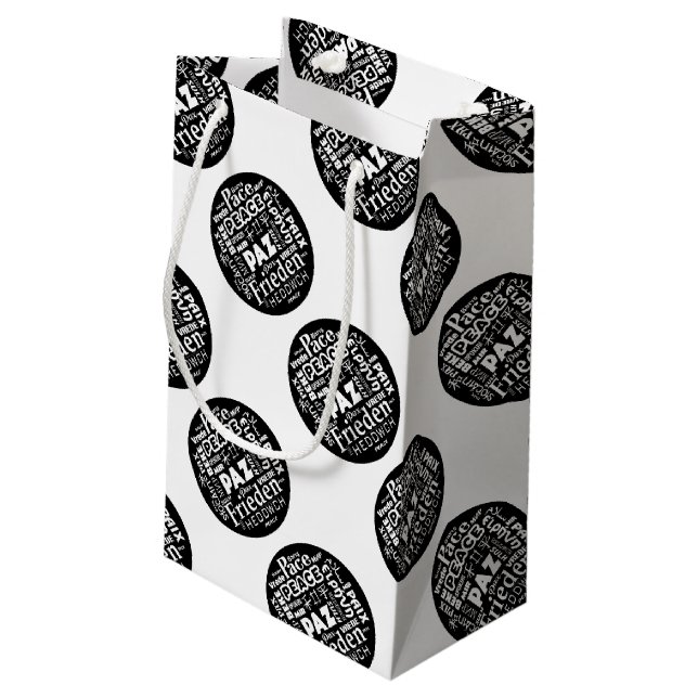 Bolsa De Regalo Pequeña Diseño de paz de bolso de regalo pequeño en varios (Angulo reverso)