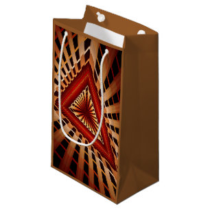 Bolsa De Regalo Pequeña Diseño gráfico fractal moderno de red de fantasía 