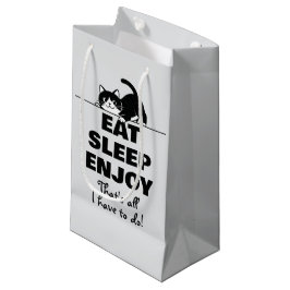 Bolsa De Regalo Pequeña Diseño minimalista de gatito adorable - CAT 6