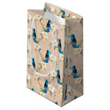 Bolsa De Regalo Pequeña Diseño Tres Serie Pájaros