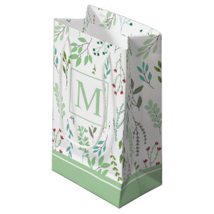 Bolsa De Regalo Pequeña Ditsy elegante deja el bolso del regalo del