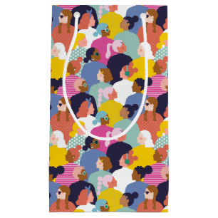 Bolsa De Regalo Pequeña Diversidad de mujeres - Mujeres de diversas razas