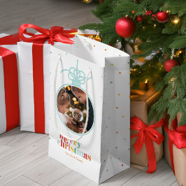 Bolsa De Regalo Pequeña Diversión Multicolor Audaz Letras Ornamento Foto