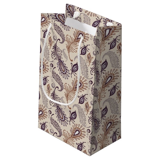 Bolsa De Regalo Pequeña Diverso modelo de la pluma (Angulo reverso)