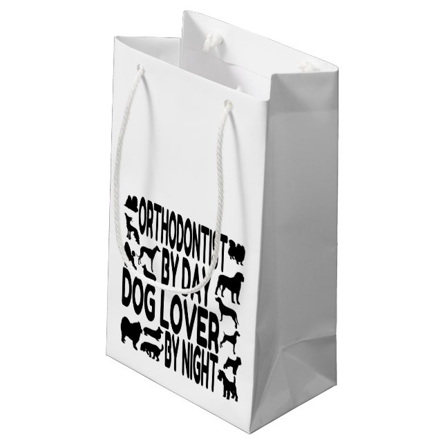 Bolsa De Regalo Pequeña Dog Lover Ortodontista (Angulo reverso)