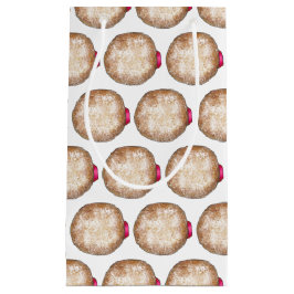 Bolsa De Regalo Pequeña Donas de Jalea Feliz Hanukkah Chanukah Sufganiyah