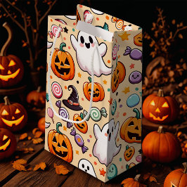 Bolsa De Regalo Pequeña Doodles de Halloween