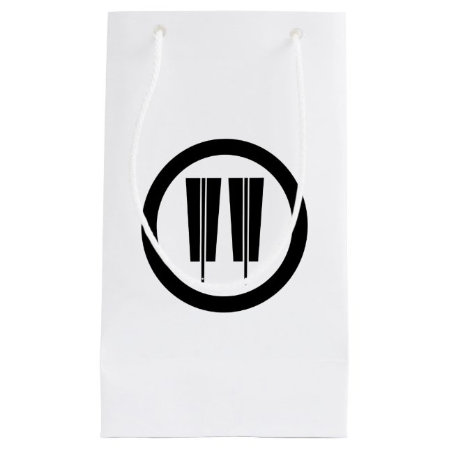 Bolsa De Regalo Pequeña Dos fans paralelos en círculo (Anverso)