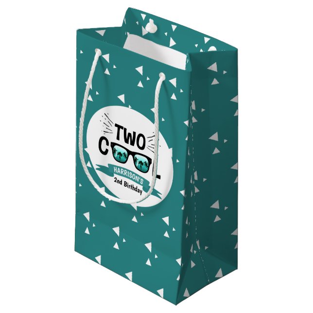 Bolsa De Regalo Pequeña Dos Fiestas de cumpleaños de Guay Boys (Angulo Anverso)