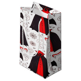 Bolsa De Regalo Pequeña Dracula mínima espeluznante para Halloween