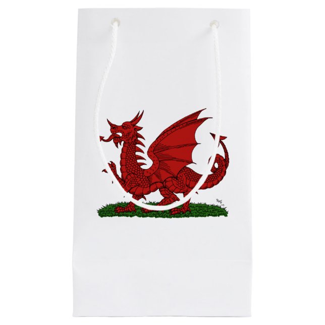 Bolsa De Regalo Pequeña Dragón Rojo de Gales (Anverso)
