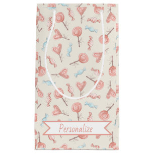 Bolsa De Regalo Pequeña Dulce Bonito Candy Rosa Lollipops Cute