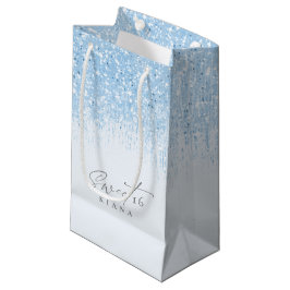 Bolsa De Regalo Pequeña Dulces de espárragos Dieciséis Blue ID912