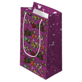 Bolsa De Regalo Pequeña Dulces Navideños- Ciruela Azucarada (Color)