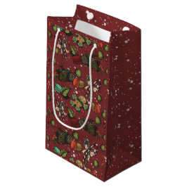 Bolsa De Regalo Pequeña Dulces Navideños- Menta (Color)