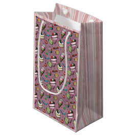 Bolsa De Regalo Pequeña Dulces Retro - Rosa