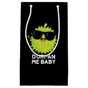 Bolsa De Regalo Pequeña Duri-an Me Baby Funny Durian Fruit Pun Dark BG